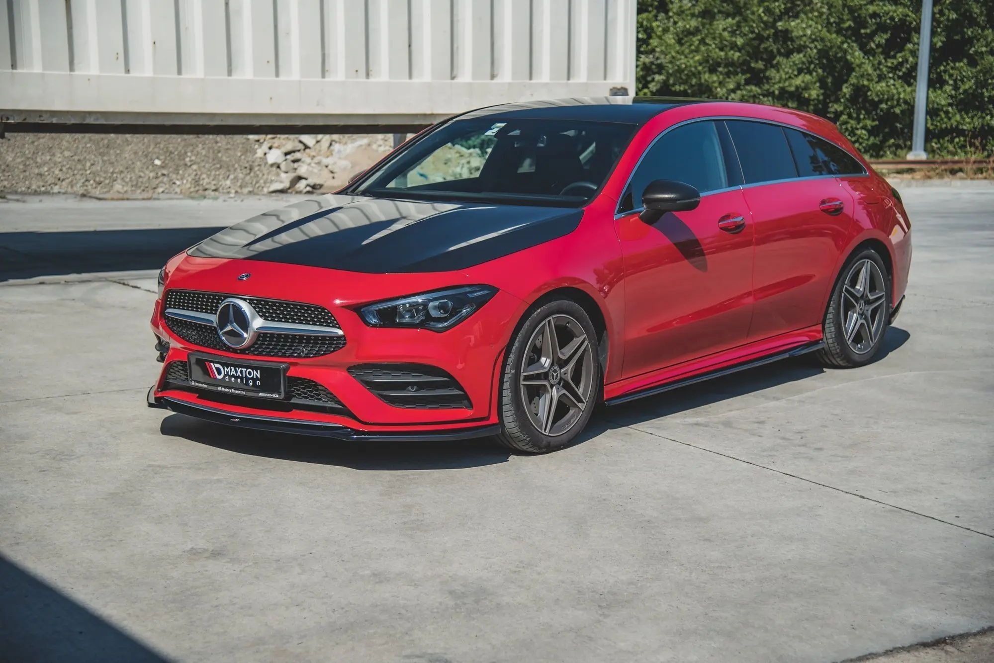 Frontspoiler Mercedes-Benz CLA (C118 / X118) AMG-Line / AMG A35 (C118 / X118) 2019-> | V.1 Glossy Black Edition – bilde 5