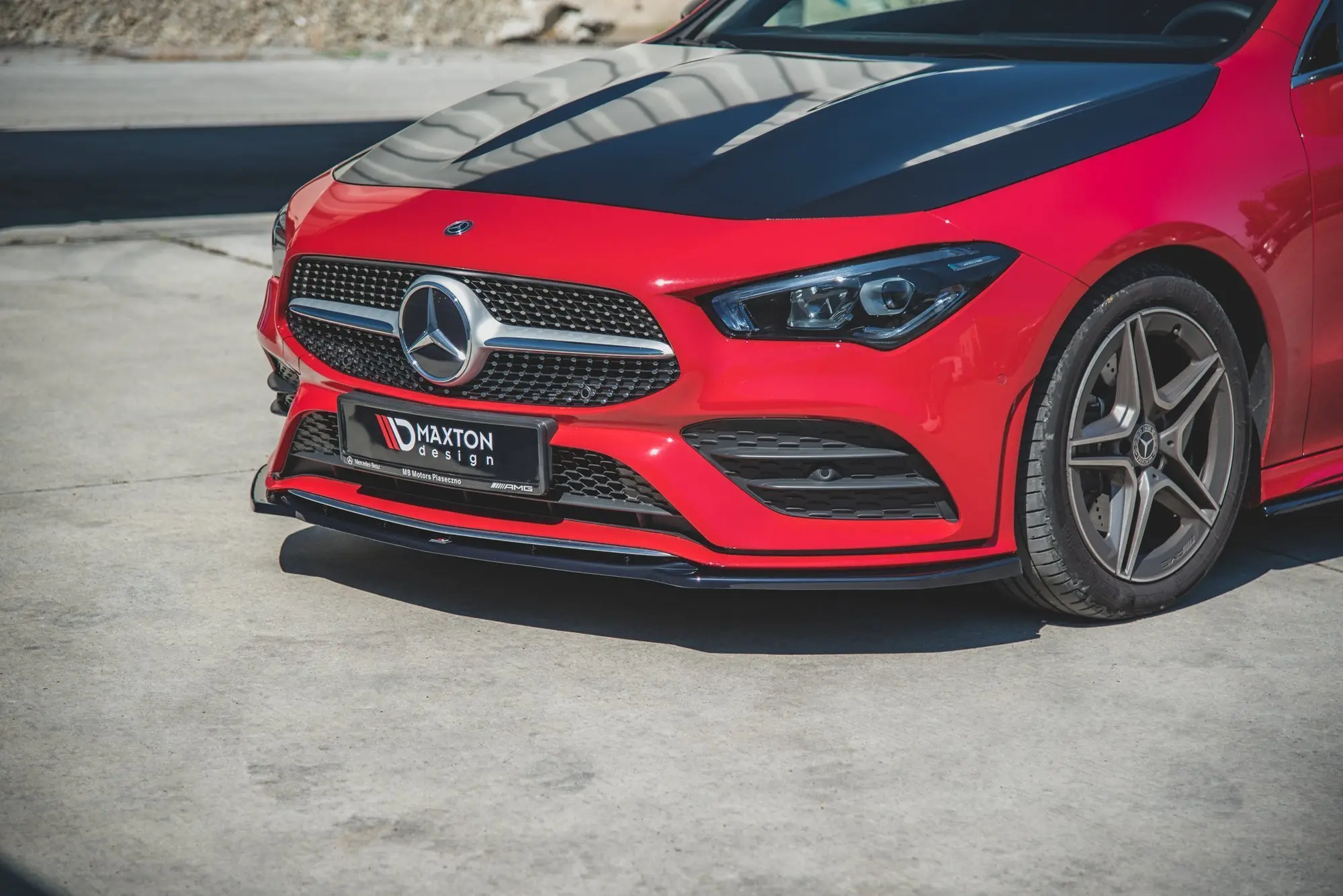 Frontspoiler Mercedes-Benz CLA (C118 / X118) AMG-Line / AMG A35 (C118 / X118) 2019-> | V.1 Glossy Black Edition – bilde 6