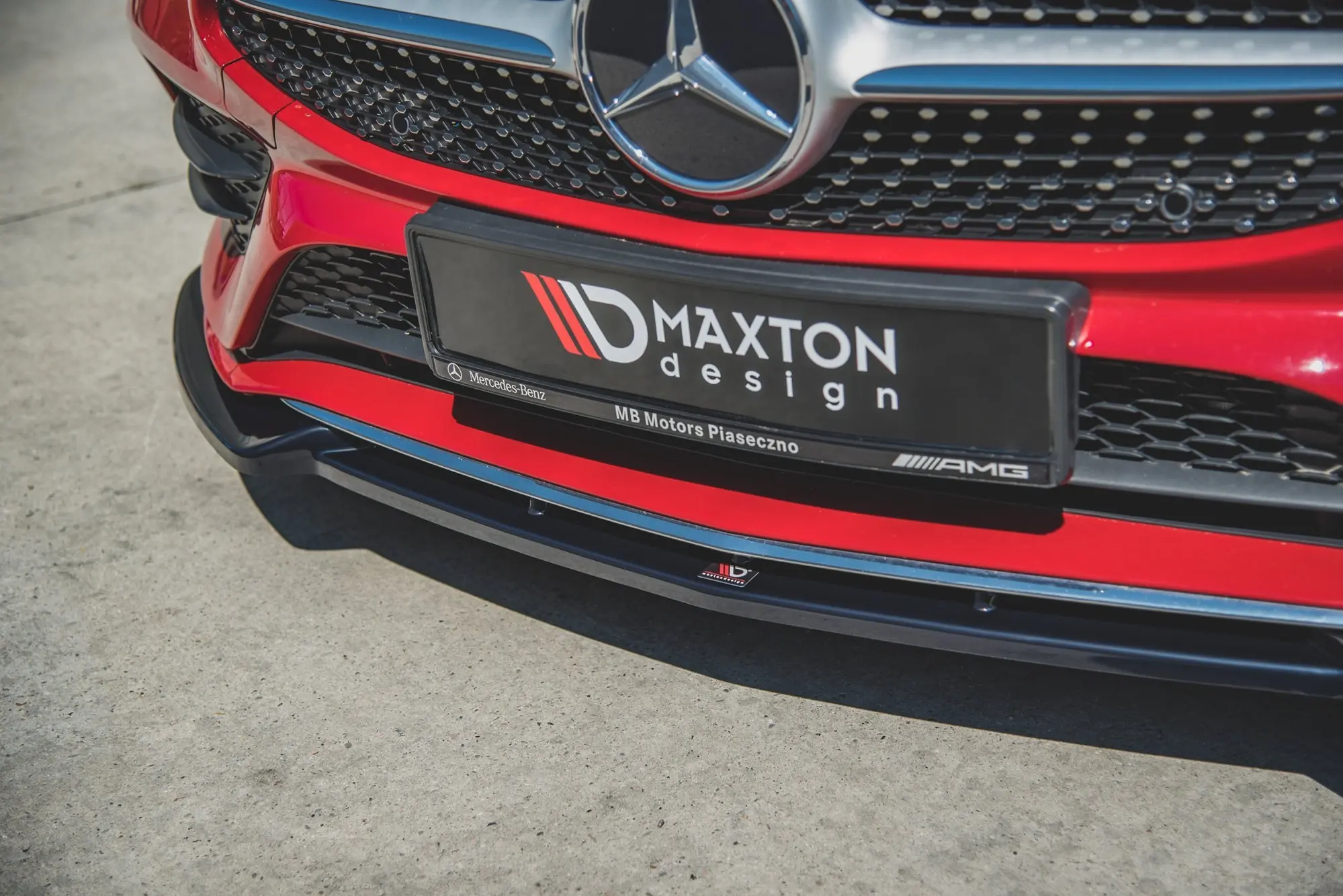 Frontspoiler Mercedes-Benz CLA (C118 / X118) AMG-Line / AMG A35 (C118 / X118) 2019-> | V.2 Glossy Black Edition