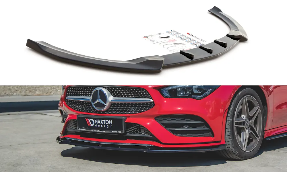 Frontspoiler Mercedes-Benz CLA (C118 / X118) AMG-Line / AMG A35 (C118 / X118) 2019-> | V.2 Glossy Black Edition – bilde 2