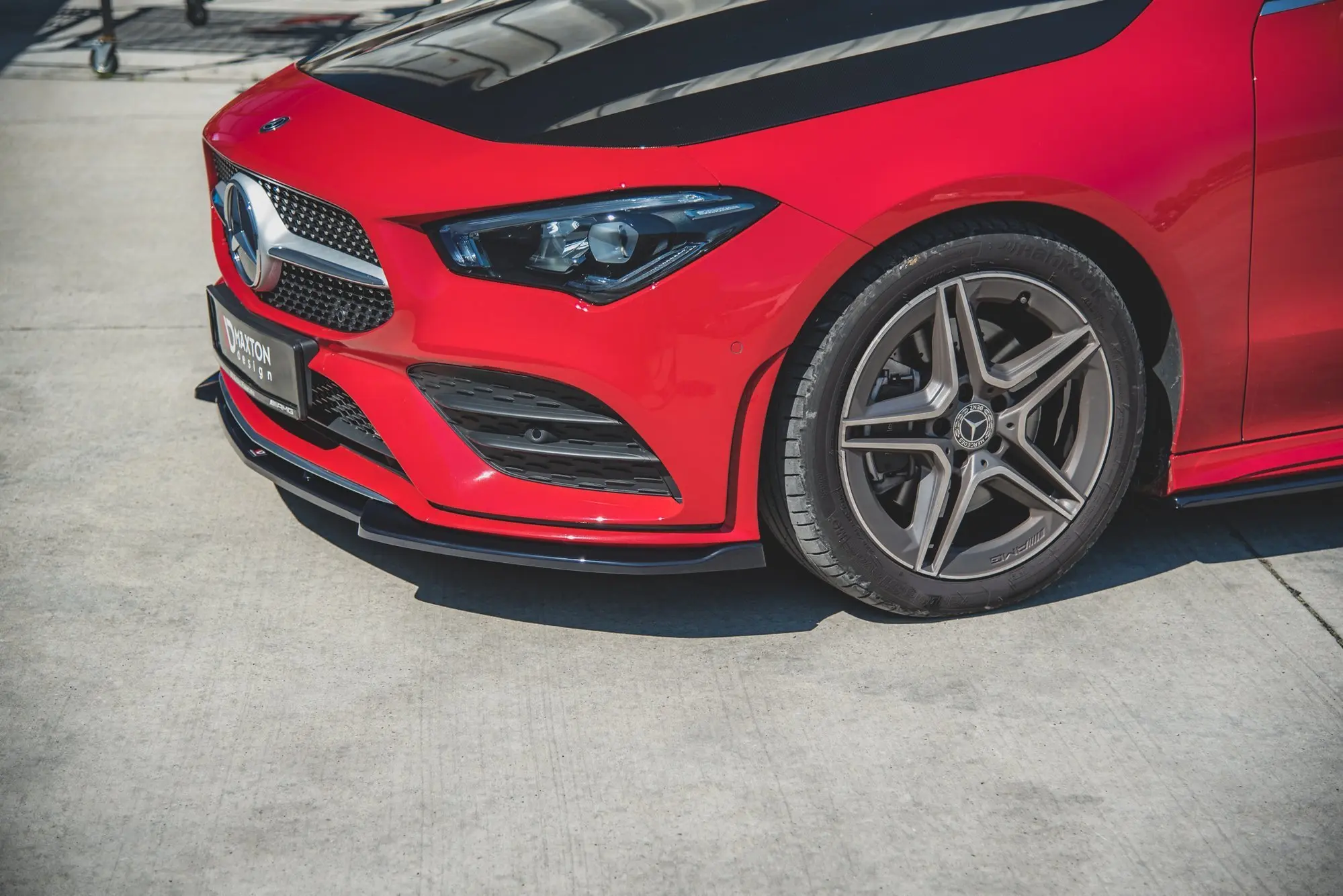 Frontspoiler Mercedes-Benz CLA (C118 / X118) AMG-Line / AMG A35 (C118 / X118) 2019-> | V.2 Glossy Black Edition – bilde 3