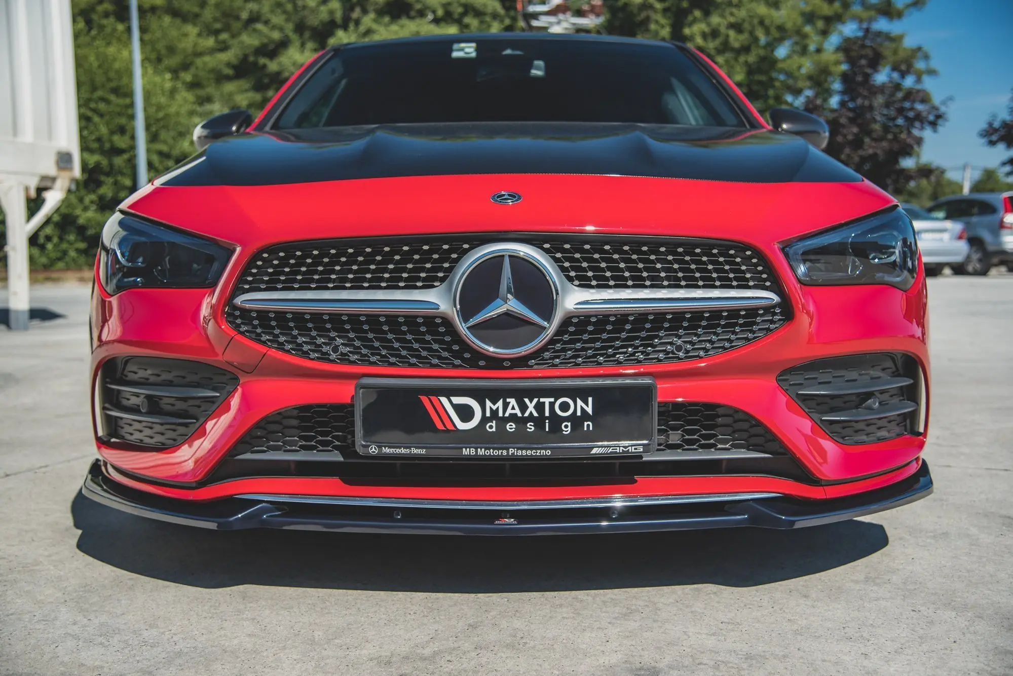 Frontspoiler Mercedes-Benz CLA (C118 / X118) AMG-Line / AMG A35 (C118 / X118) 2019-> | V.2 Glossy Black Edition – bilde 4