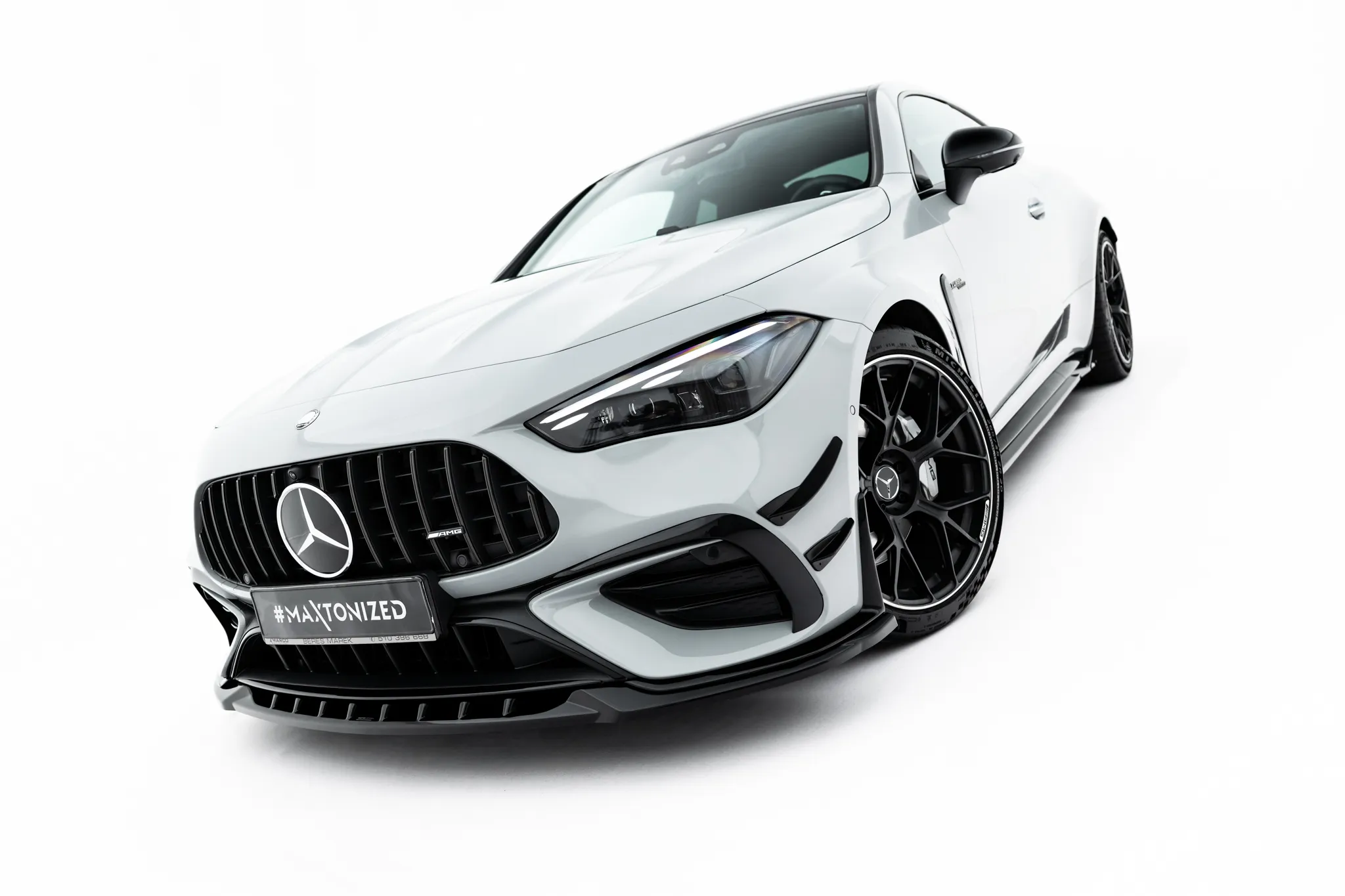 Frontspoiler Mercedes-Benz Cle (C236) 2023-2026 | Glossy Black Edition