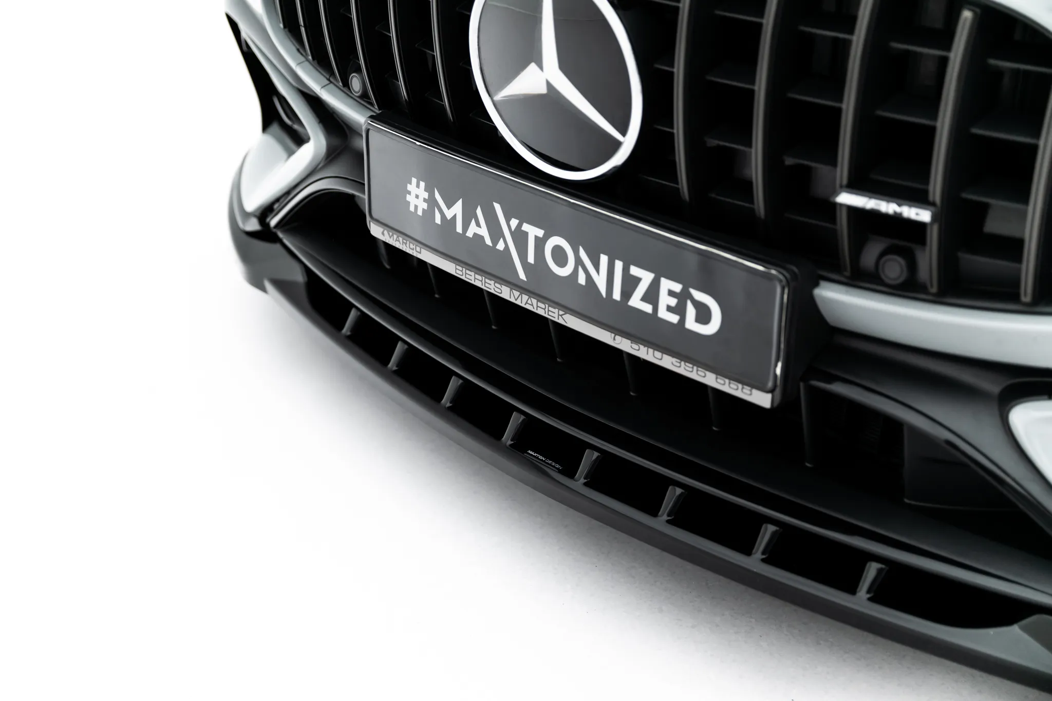 Frontspoiler Mercedes-Benz Cle (C236) 2023-2026 | Glossy Black Edition – bilde 4
