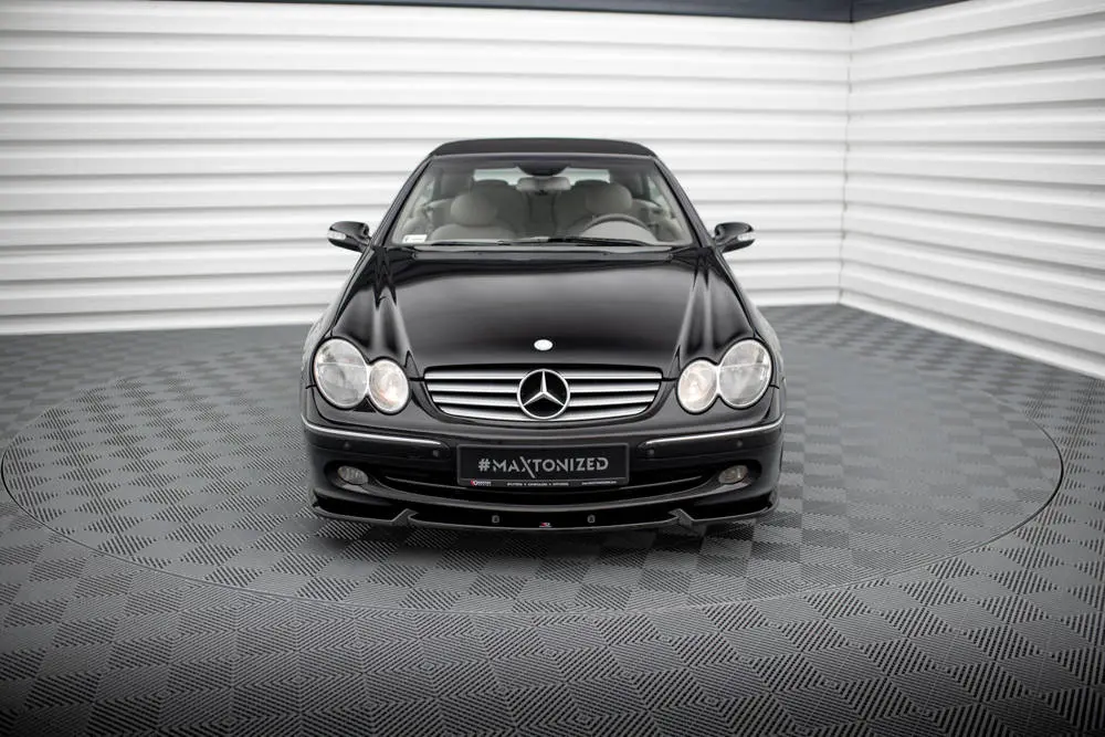 Frontspoiler Mercedes-Benz CLK (C209 / A209) 2002-2009 | V.2 Glossy Black Edition – bilde 4
