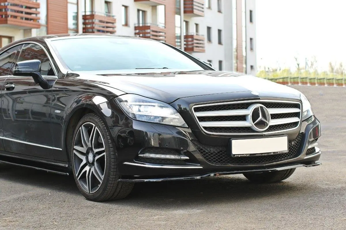 Frontspoiler Mercedes-Benz CLS (C218 / X218) 2010 - 2014 | V.1 Glossy Black Edition – bilde 4