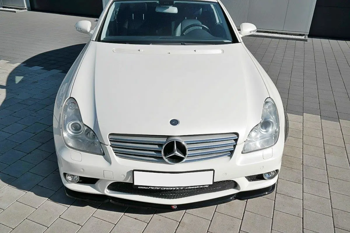 Frontspoiler Mercedes-Benz CLS (C219) 55 AMG 2004 - 2006 | V.1 Glossy Black Edition
