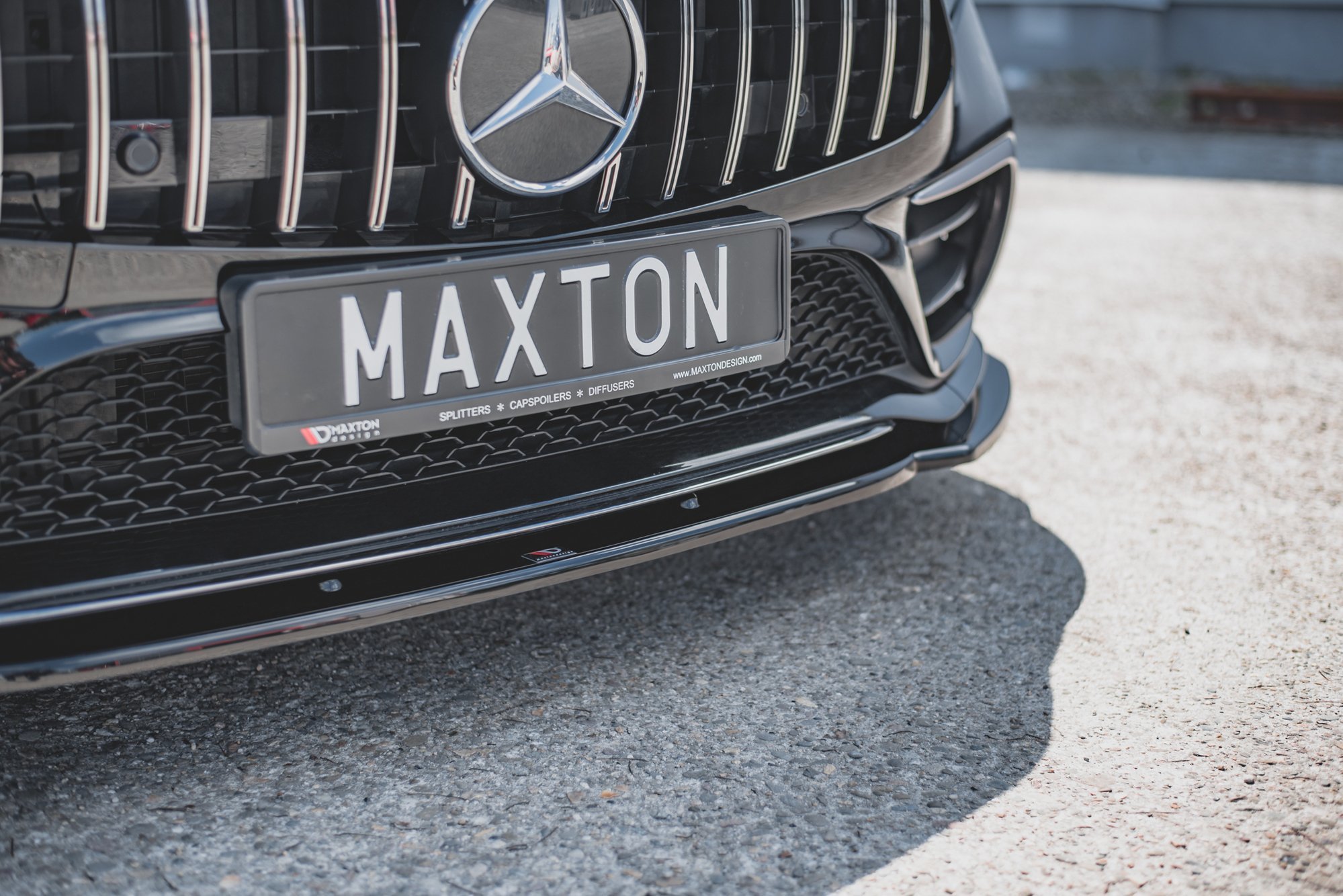 Frontspoiler Mercedes-Benz CLS (C257) / CLS (C257) AMG Line / CLS 53 AMG  2018 - 2021 | V.2 Glossy Black Edition – bilde 4