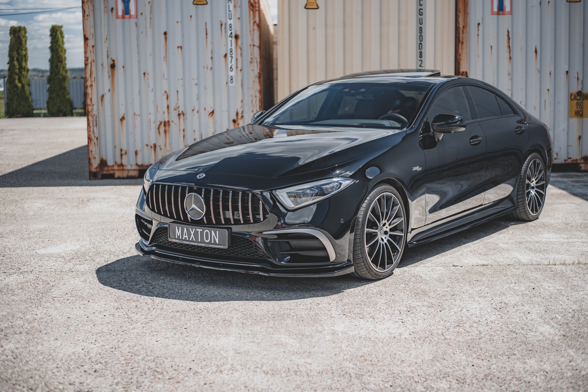 Frontspoiler Mercedes-Benz CLS (C257) / CLS (C257) AMG Line / CLS 53 AMG  2018 - 2021 | V.2 Glossy Black Edition – bilde 6