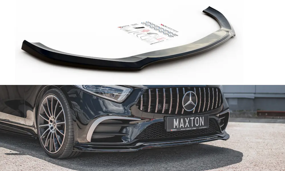 Frontspoiler Mercedes-Benz CLS (C257) / CLS (C257) AMG Line / CLS 53 AMG  2018 - 2021 | V.3 Glossy Black Edition – bilde 2