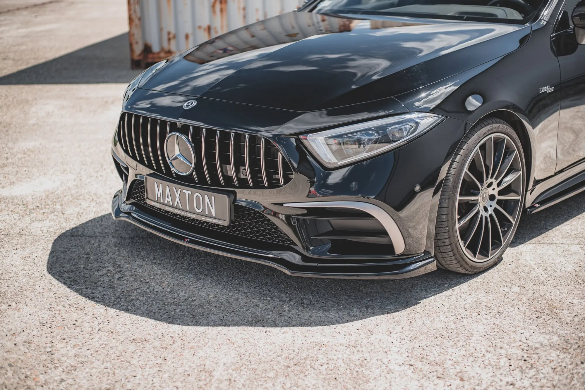 Frontspoiler Mercedes-Benz CLS (C257) / CLS (C257) AMG Line / CLS 53 AMG  2018 - 2021 | V.3 Glossy Black Edition – bilde 3