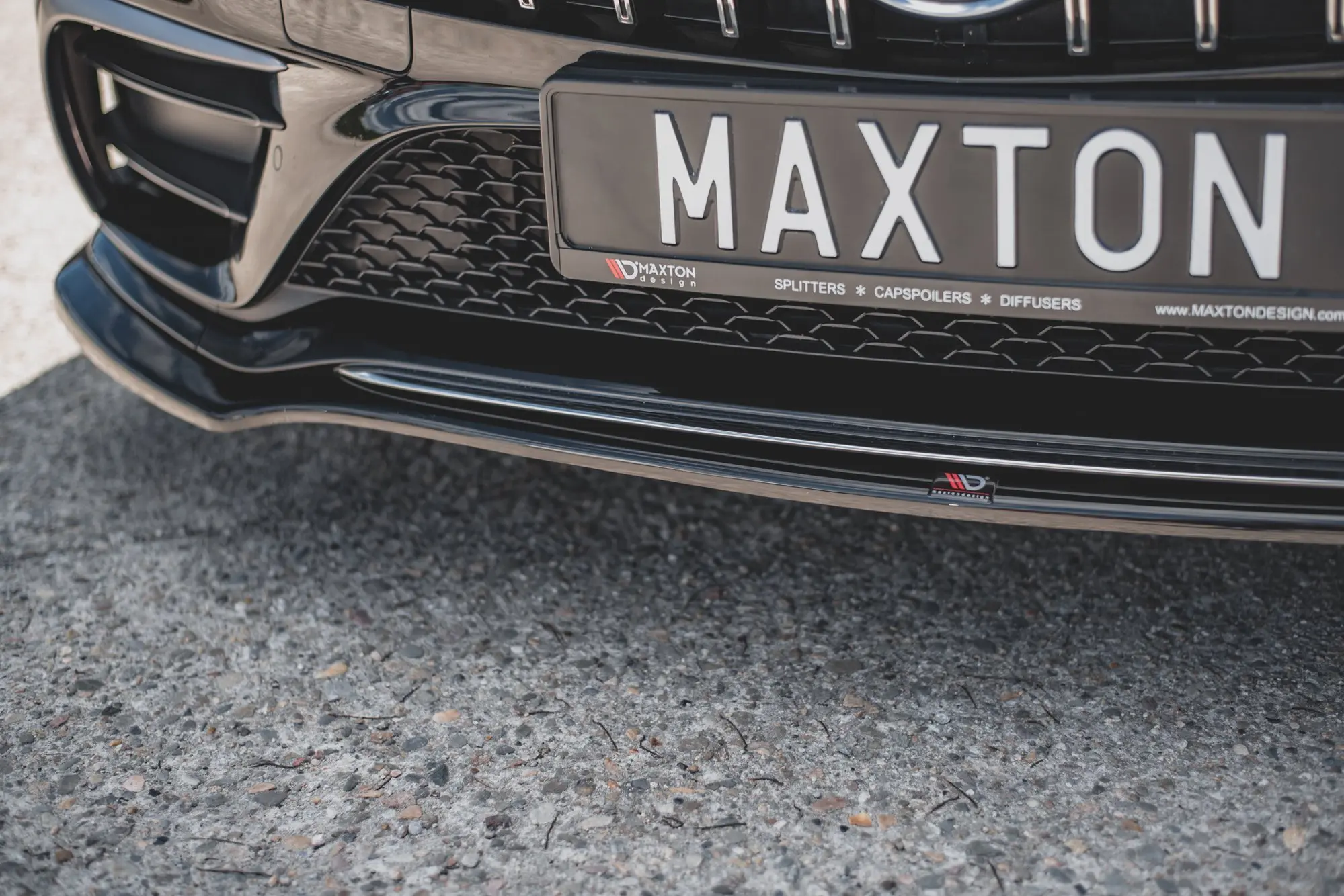 Frontspoiler Mercedes-Benz CLS (C257) / CLS (C257) AMG Line / CLS 53 AMG  2018 - 2021 | V.3 Glossy Black Edition – bilde 4