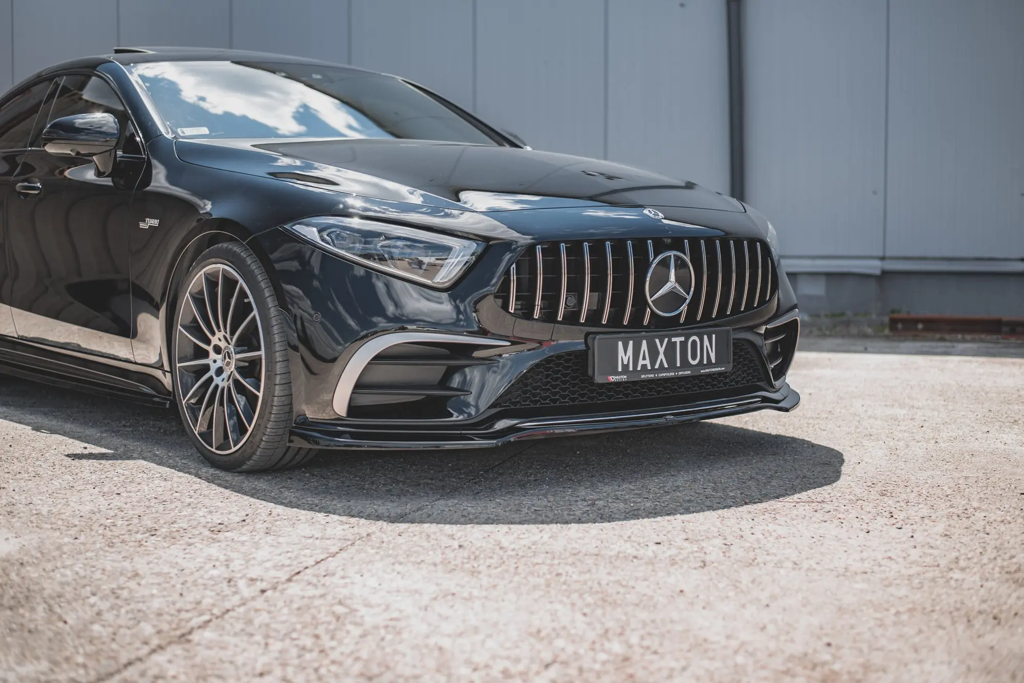 Frontspoiler Mercedes-Benz CLS (C257) / CLS (C257) AMG Line / CLS 53 AMG  2018 - 2021 | V.3 Glossy Black Edition – bilde 5