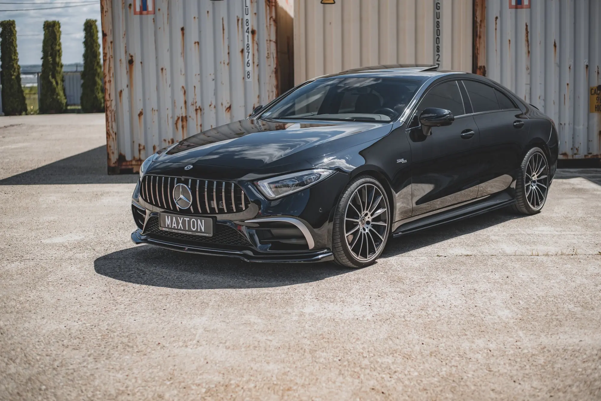 Frontspoiler Mercedes-Benz CLS (C257) / CLS (C257) AMG Line / CLS 53 AMG  2018 - 2021 | V.3 Glossy Black Edition – bilde 6
