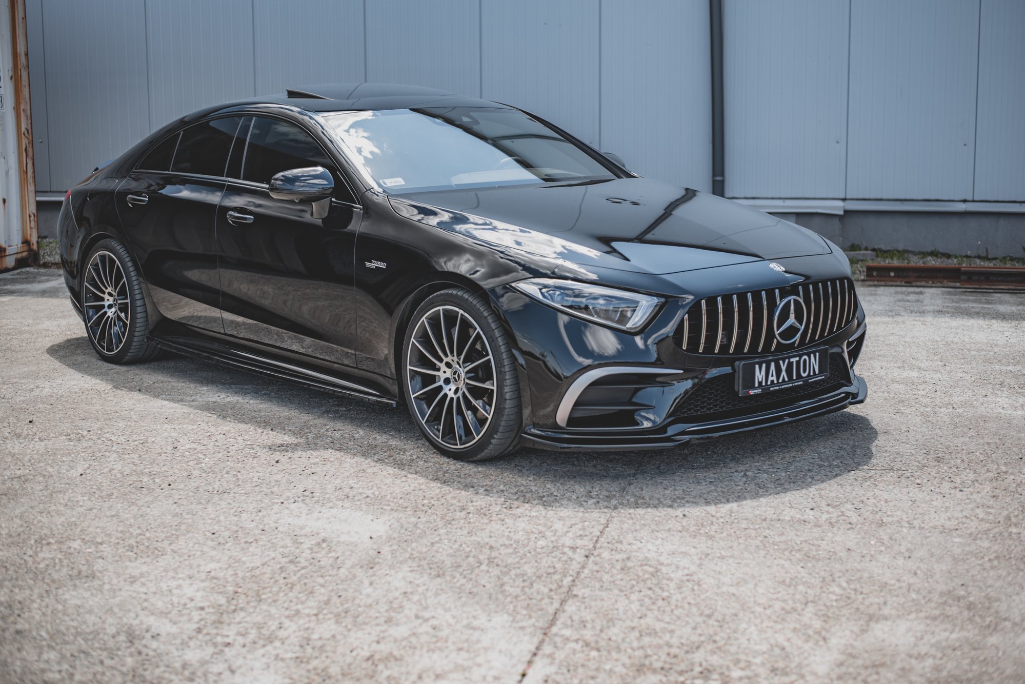 Frontspoiler Mercedes-Benz CLS III (C257) AMG-Line / Mercedes-Benz CLS 53 AMG (C257) 2018-2021 | V.1 Glossy Black Edition – bilde 5