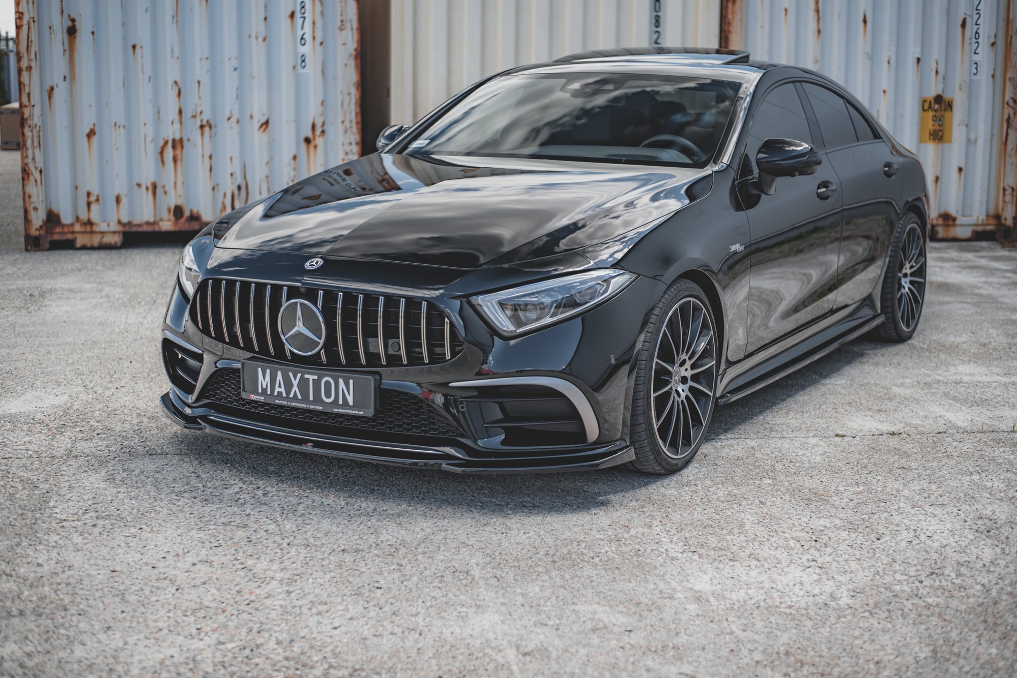 Frontspoiler Mercedes-Benz CLS III (C257) AMG-Line / Mercedes-Benz CLS 53 AMG (C257) 2018-2021 | V.1 Glossy Black Edition – bilde 6