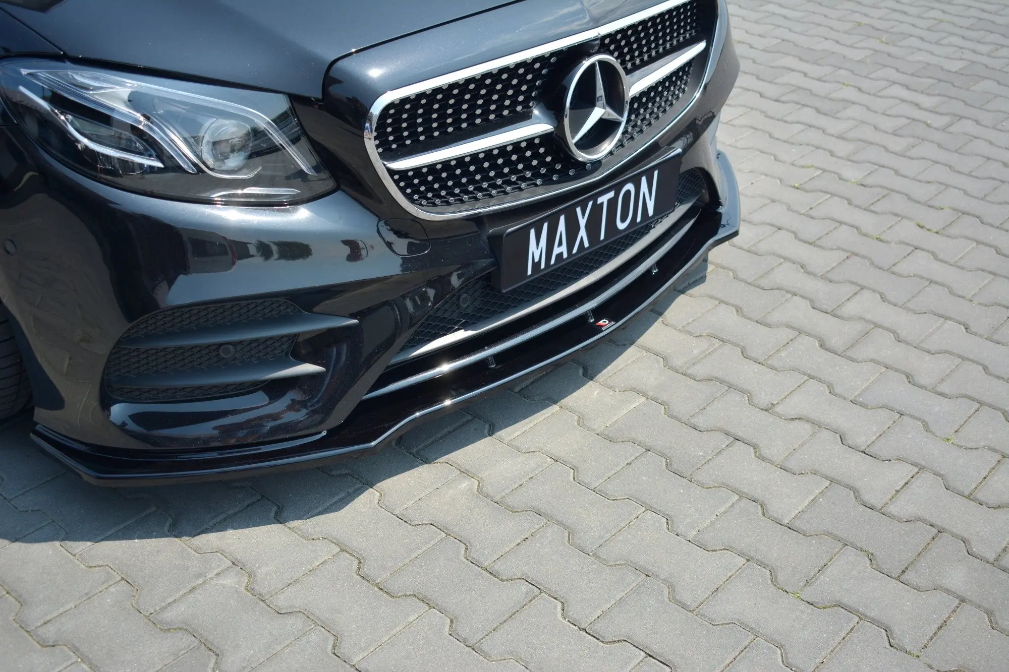 Frontspoiler Mercedes-Benz E Coupe III (C238) AMG-Line 2017- 2020 | V.1 Glossy Black Edition