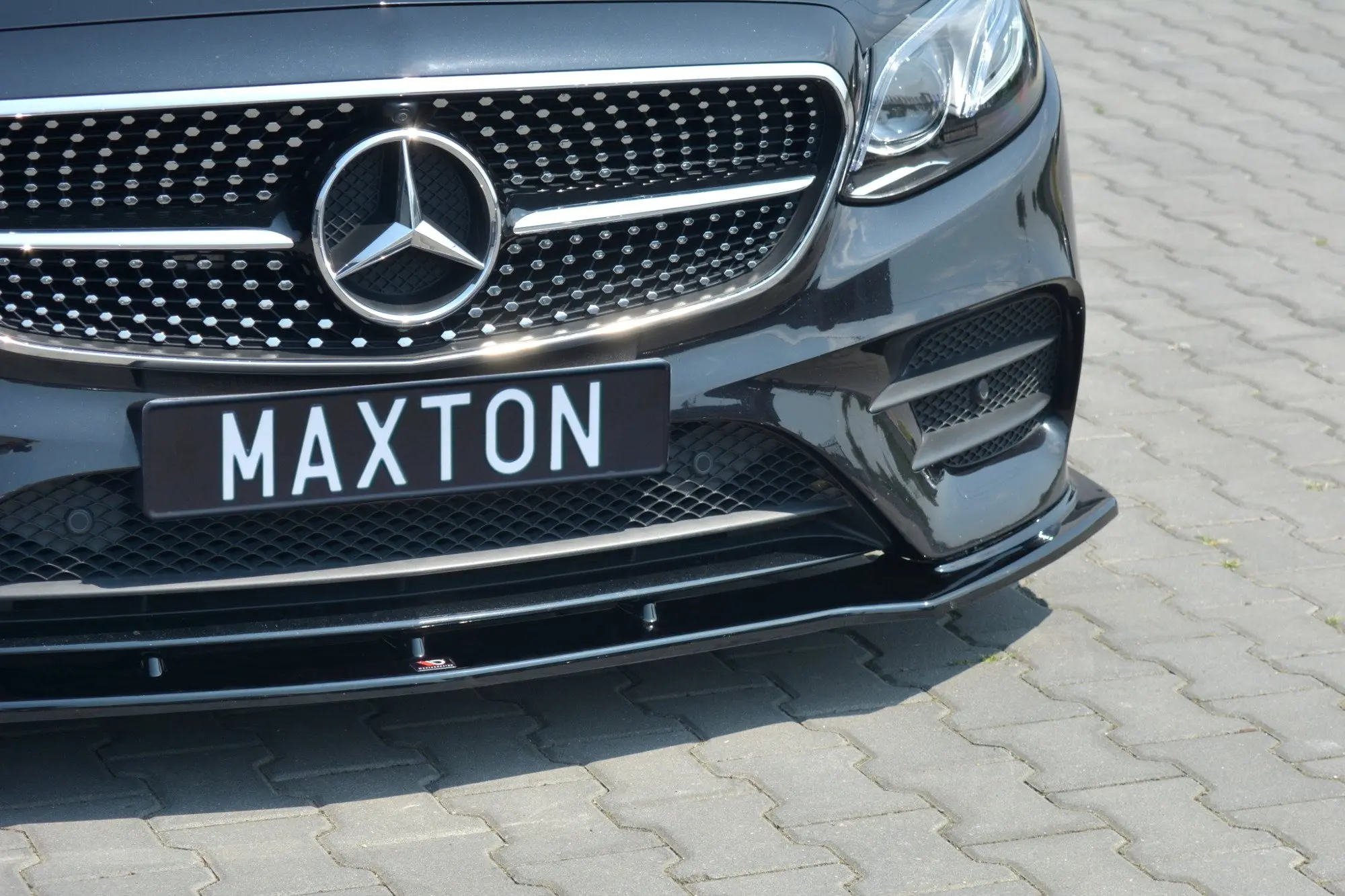 Frontspoiler Mercedes-Benz E Coupe III (C238) AMG-Line 2017- 2020 | V.1 Glossy Black Edition – bilde 2