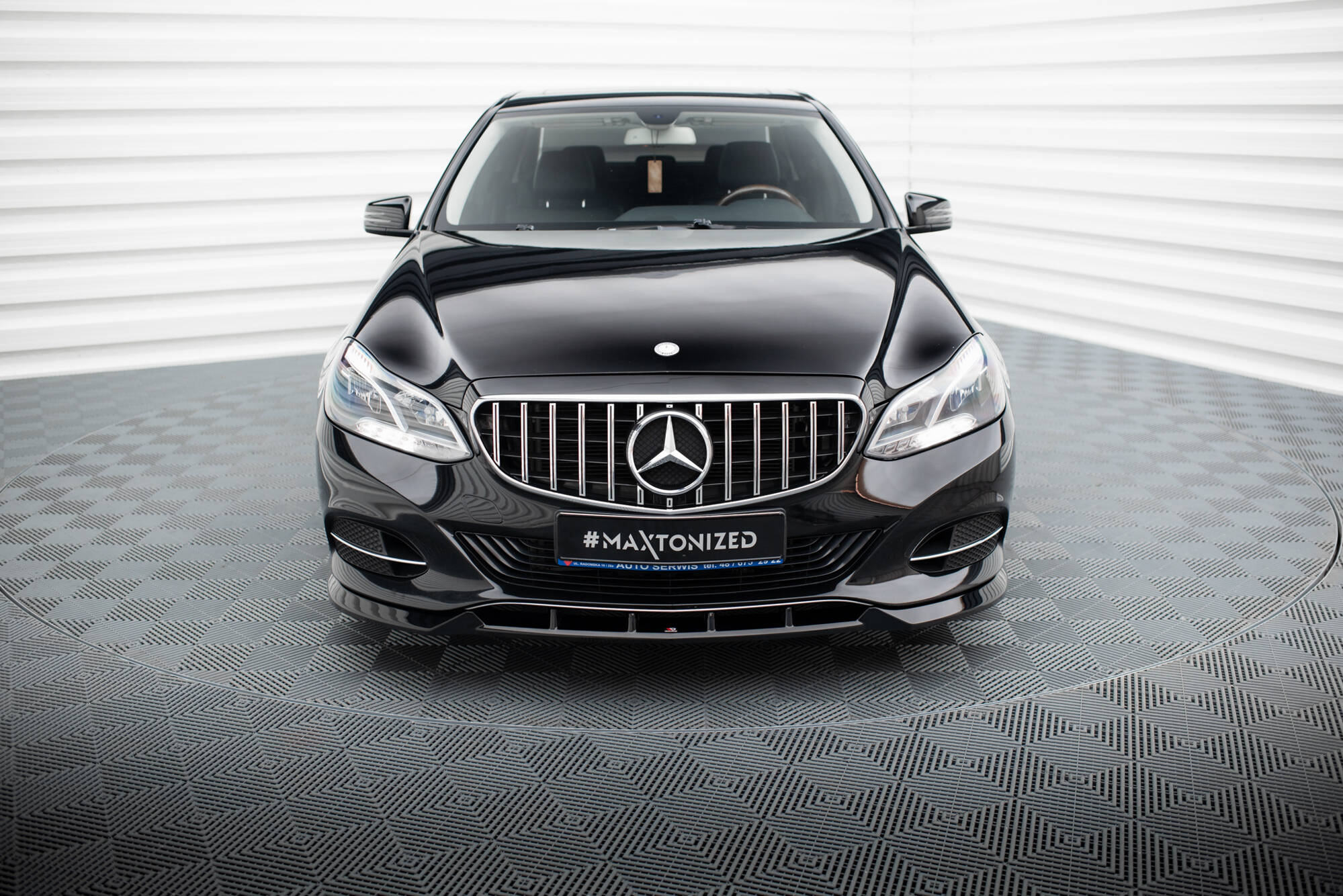 Frontspoiler Mercedes-Benz E (W212) Facelift 2013 - 2016 | Sport Glossy Black Edition – bilde 2