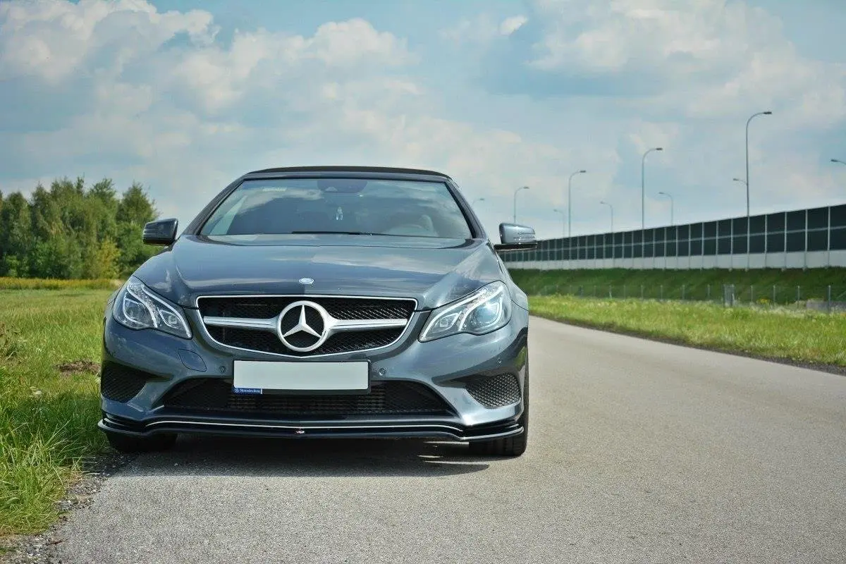 Frontspoiler Mercedes-Benz E (W212 / S212) facelift 2011 - 2017 | V.1 Glossy Black Edition