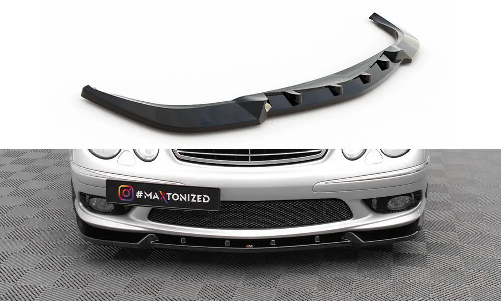 Frontspoiler Mercedes-Benz E55 AMG (W211 / S211) 2003 - 2006 | Glossy Black Edition – bilde 2