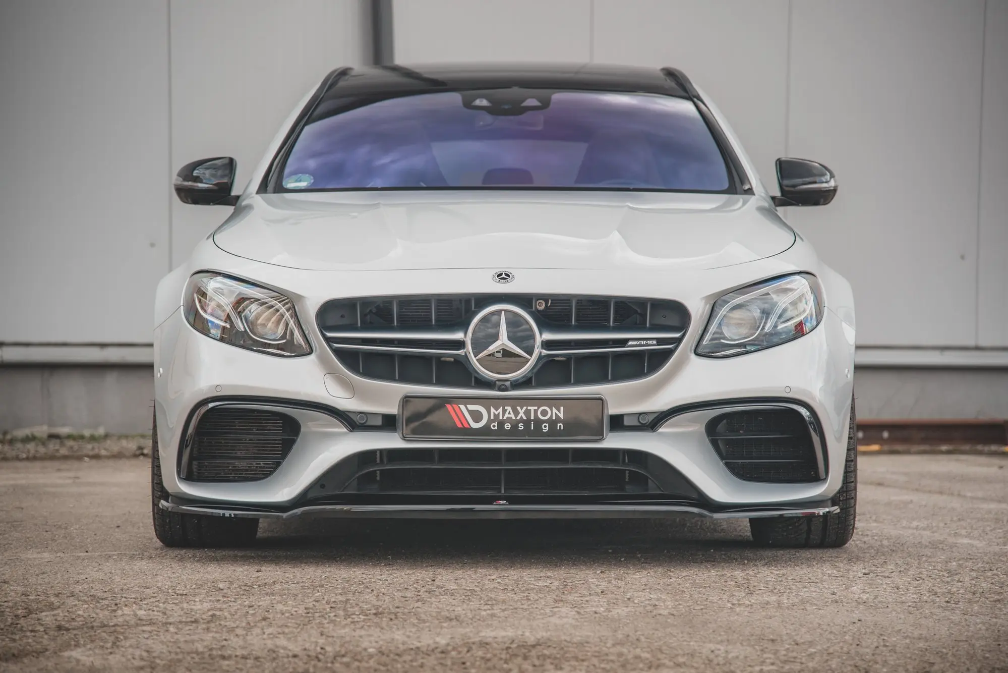Frontspoiler Mercedes-Benz E63 AMG (W213 / S213) 2016-2020 | V.1 Glossy Black Edition