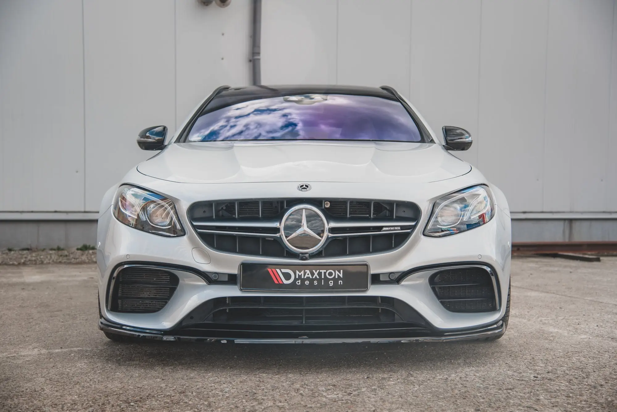 Frontspoiler Mercedes-Benz E63 AMG (W213 / S213) 2016-2020 | V.2 Glossy Black Edition – bilde 5
