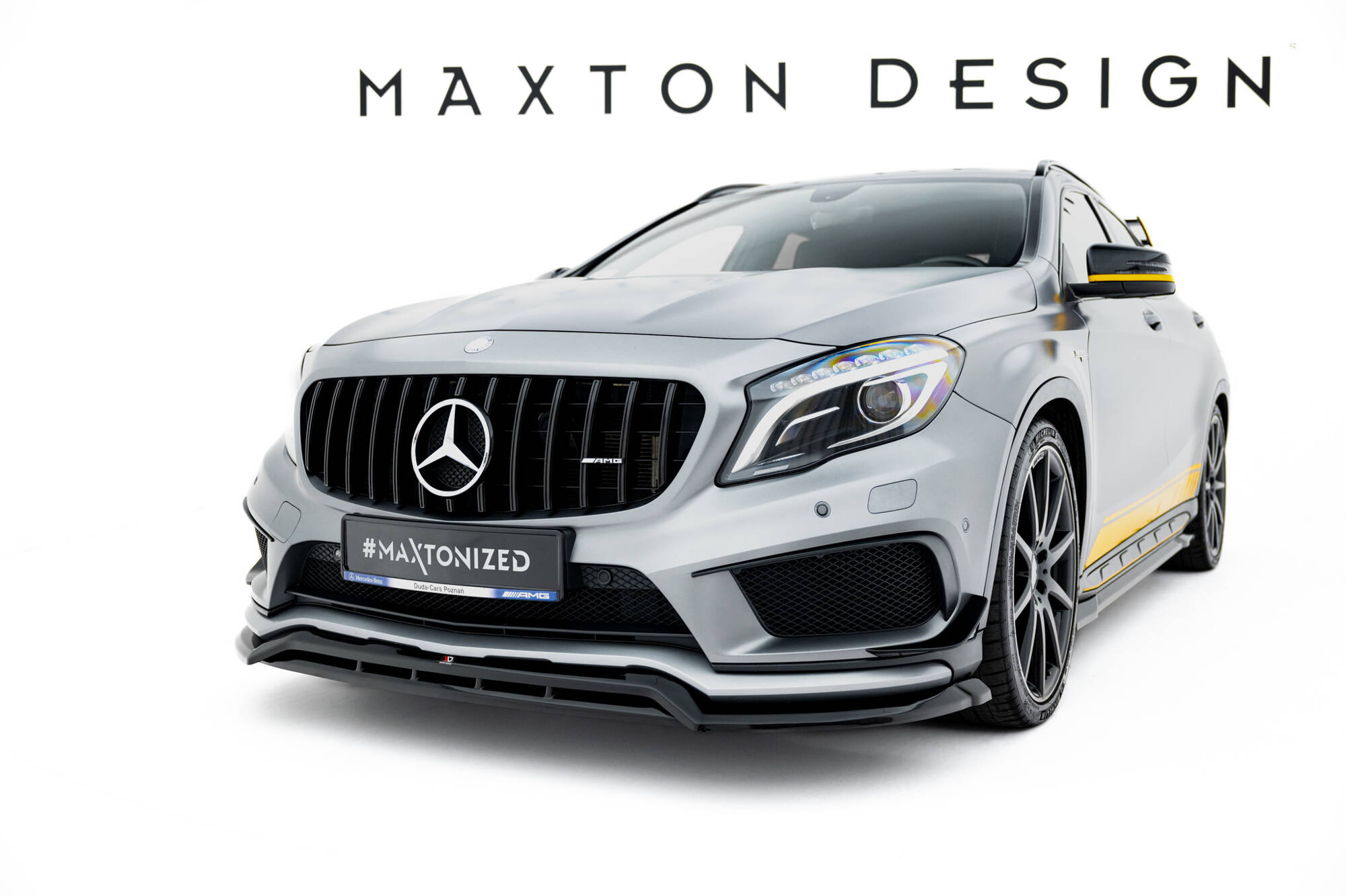 Frontspoiler Mercedes-Benz GLA 45 AMG (X156) 2014 - 2017 | Sport Glossy Black Edition – bilde 3