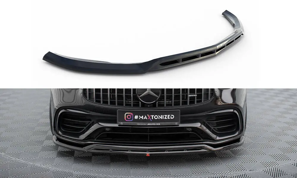 Frontspoiler Mercedes-Benz GLC 63 AMG (X253) 2015 - 2022 / Mercedes-Benz GLC Coupe 63 AMG (C253) 2016 - 2023 | Glossy Black Edition – bilde 2