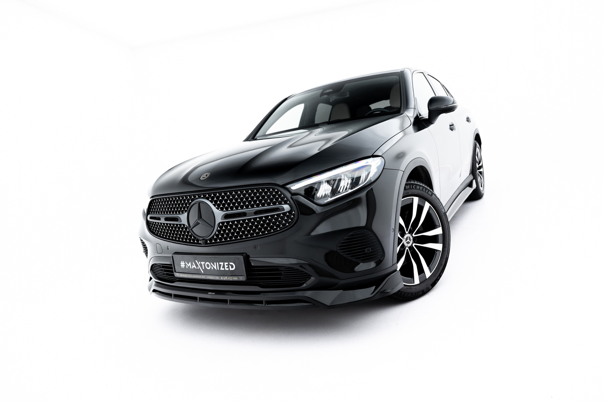 Frontspoiler Mercedes-Benz GLC (C254) 2022 -> | Glossy Black Edition
