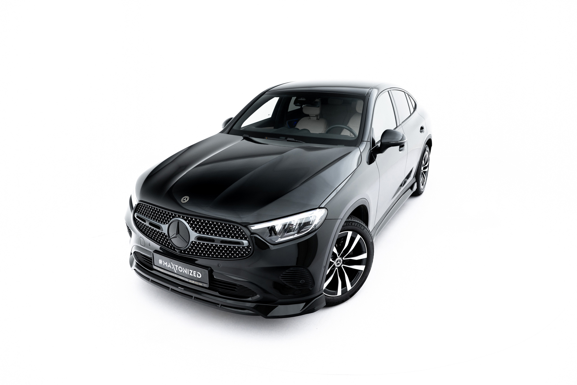 Frontspoiler Mercedes-Benz GLC (C254) 2022 -> | Glossy Black Edition – bilde 2