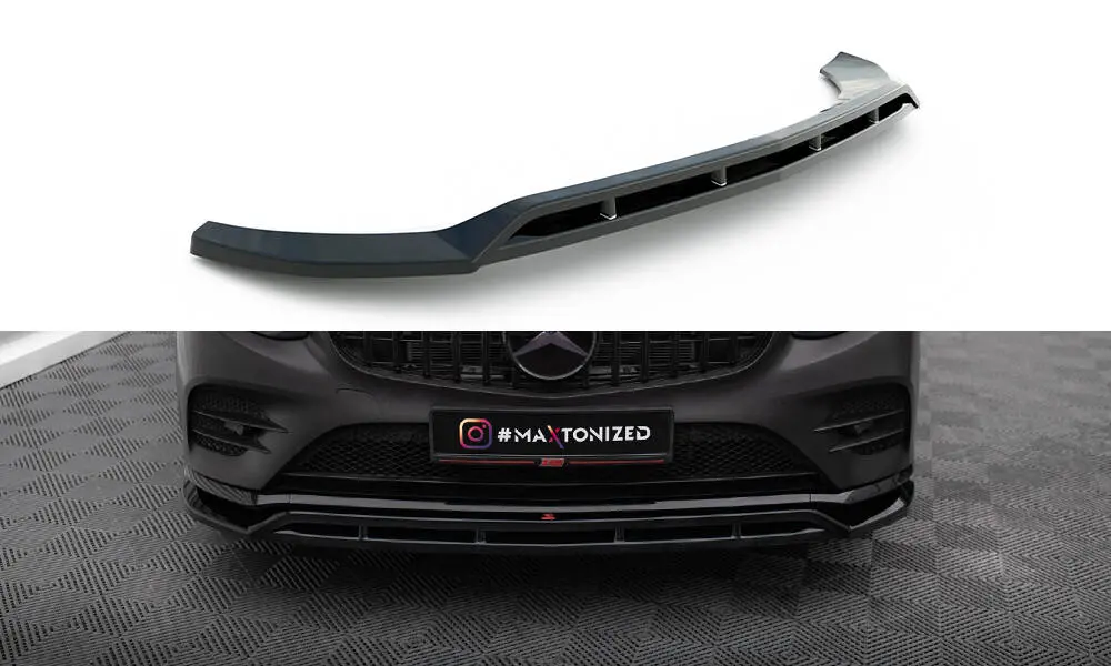 Frontspoiler Mercedes-Benz GLC Coupe (C253) 2016 - 2019 | Glossy Black Edition – bilde 2