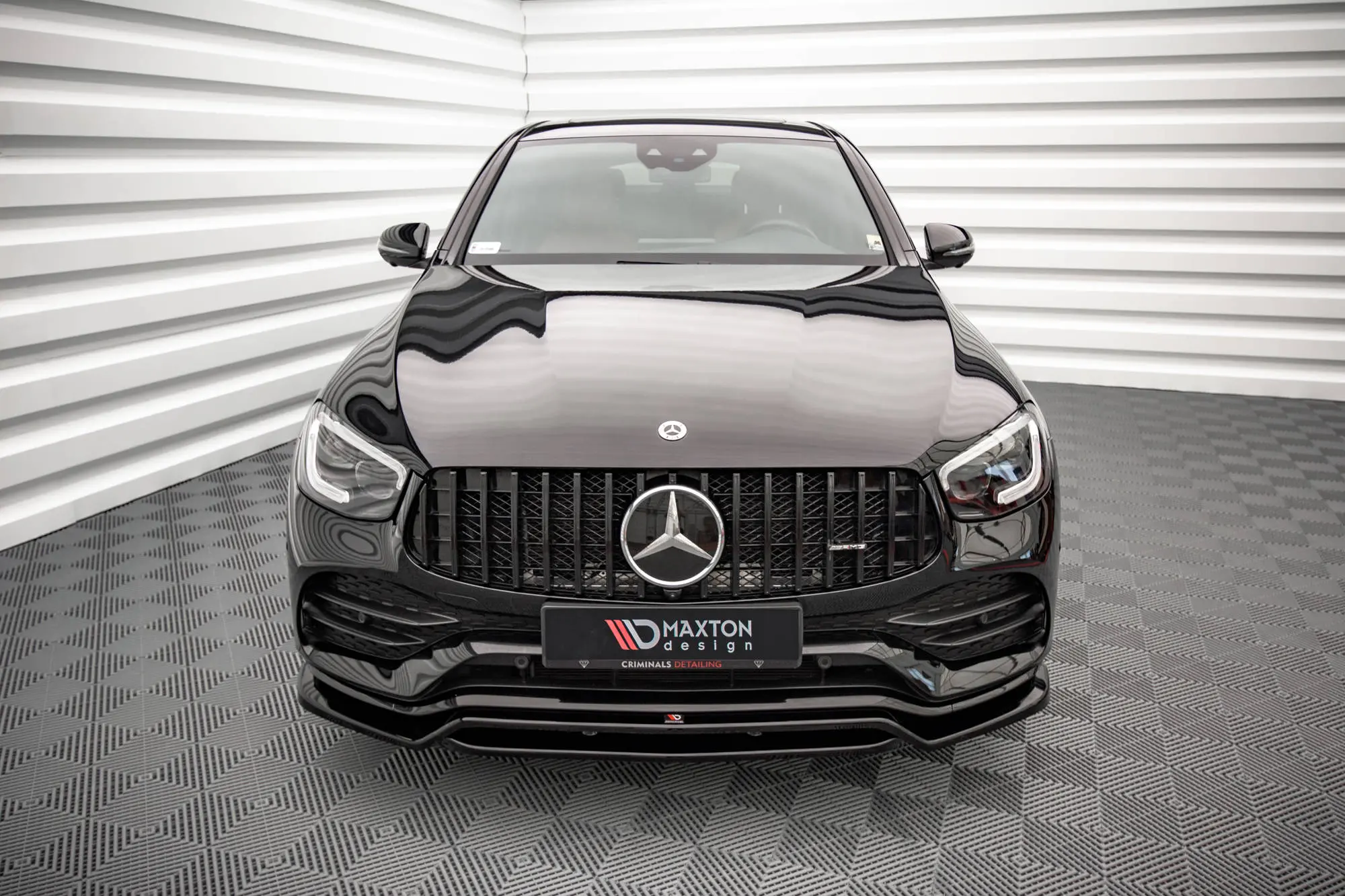 Frontspoiler Mercedes-Benz GLC Coupe I (C253) AMG-Line Facelift 2019 - 2023 | Glossy Black Edition