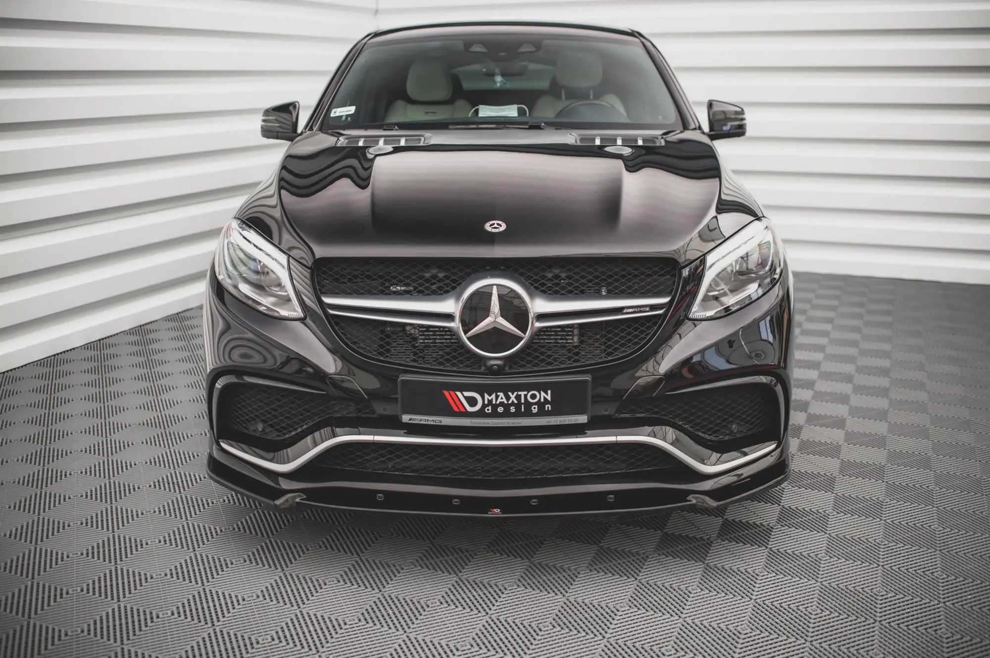 Frontspoiler Mercedes-Benz GLE Coupe I 63 AMG (C292) 2015-2019 | V.1 Glossy Black Edition