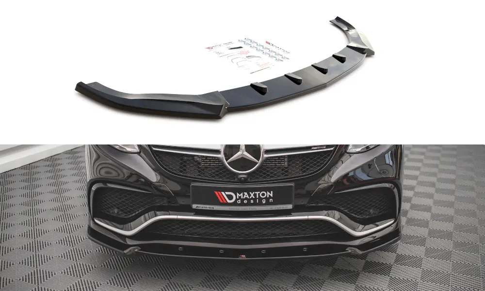Frontspoiler Mercedes-Benz GLE Coupe I 63 AMG (C292) 2015-2019 | V.1 Glossy Black Edition – bilde 2