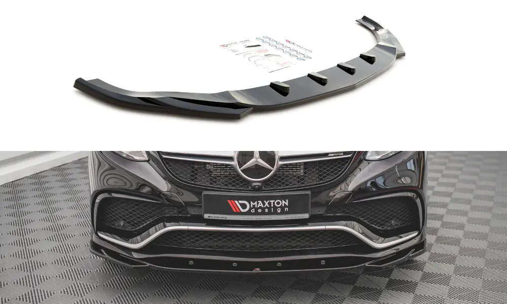 Frontspoiler Mercedes-Benz GLE Coupe I 63 AMG (C292) 2015-2019 | V.2 Glossy Black Edition – bilde 2