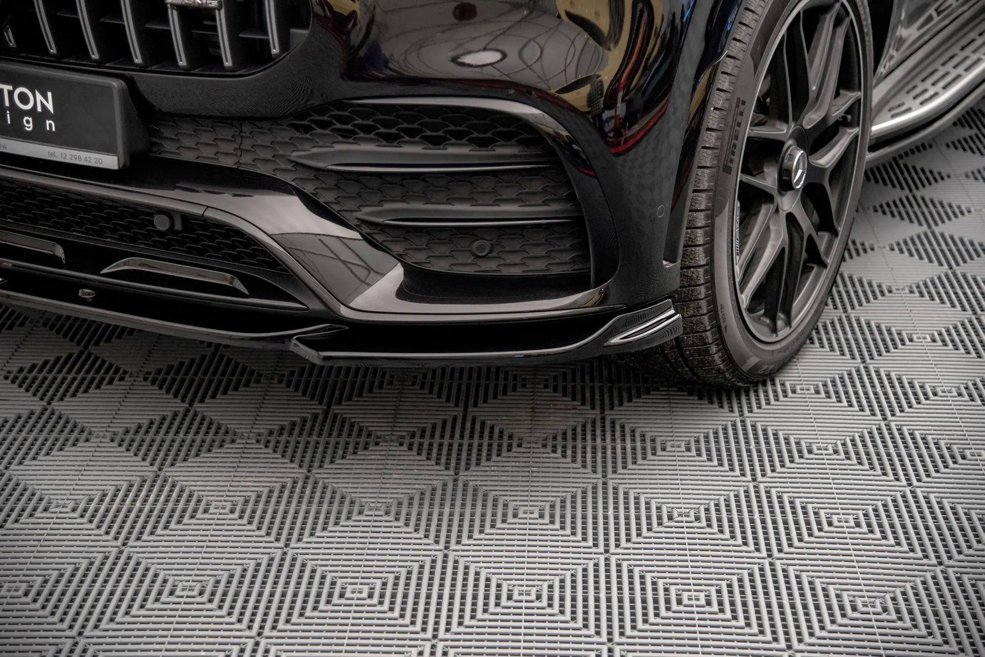 Frontspoiler Mercedes-Benz GLE Coupe II (C167) AMG-Line / Mercedes-AMG GLE Coupe II (C167) 2019-> | Glossy Black Edition