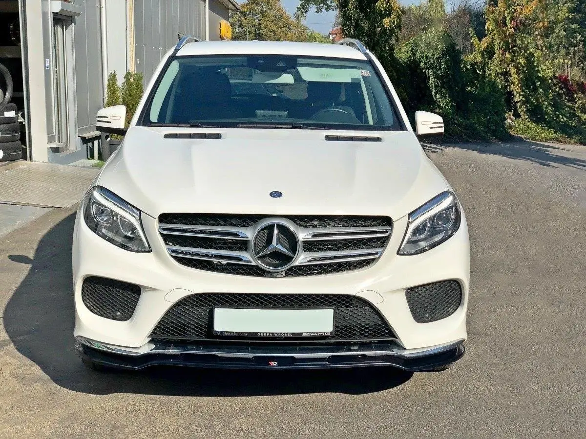Frontspoiler Mercedes-Benz GLE I (W166) AMG-Line 2015-2019 | V.1 Glossy Black Edition
