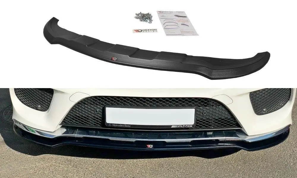 Frontspoiler Mercedes-Benz GLE I (W166) AMG-Line 2015-2019 | V.1 Glossy Black Edition – bilde 2