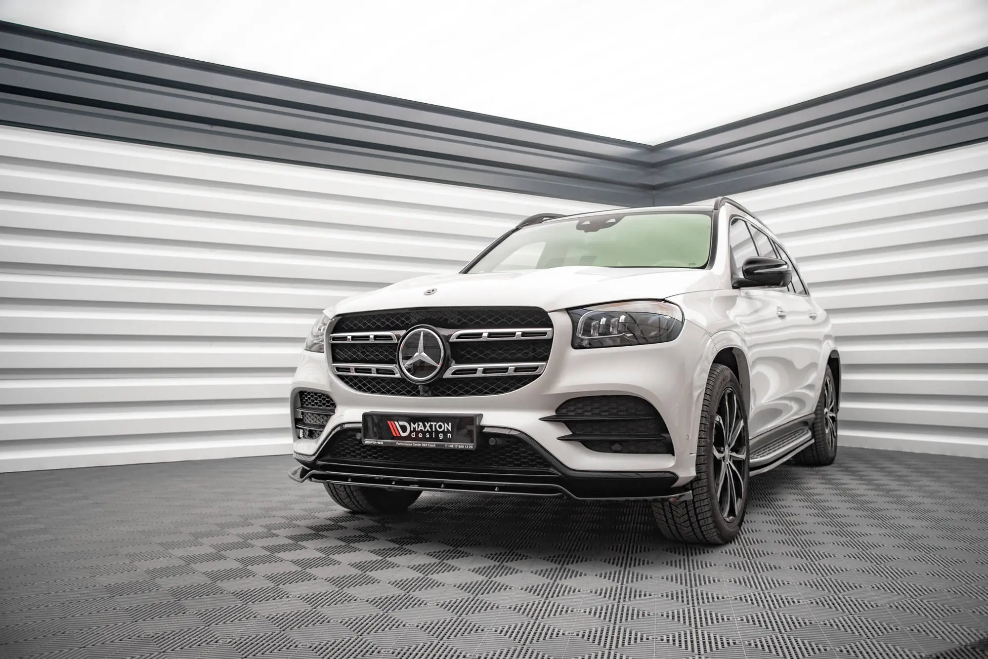 Frontspoiler Mercedes-Benz GLS (X167) AMG-Line 2019 - 2023 | Glossy Black Edition – bilde 3