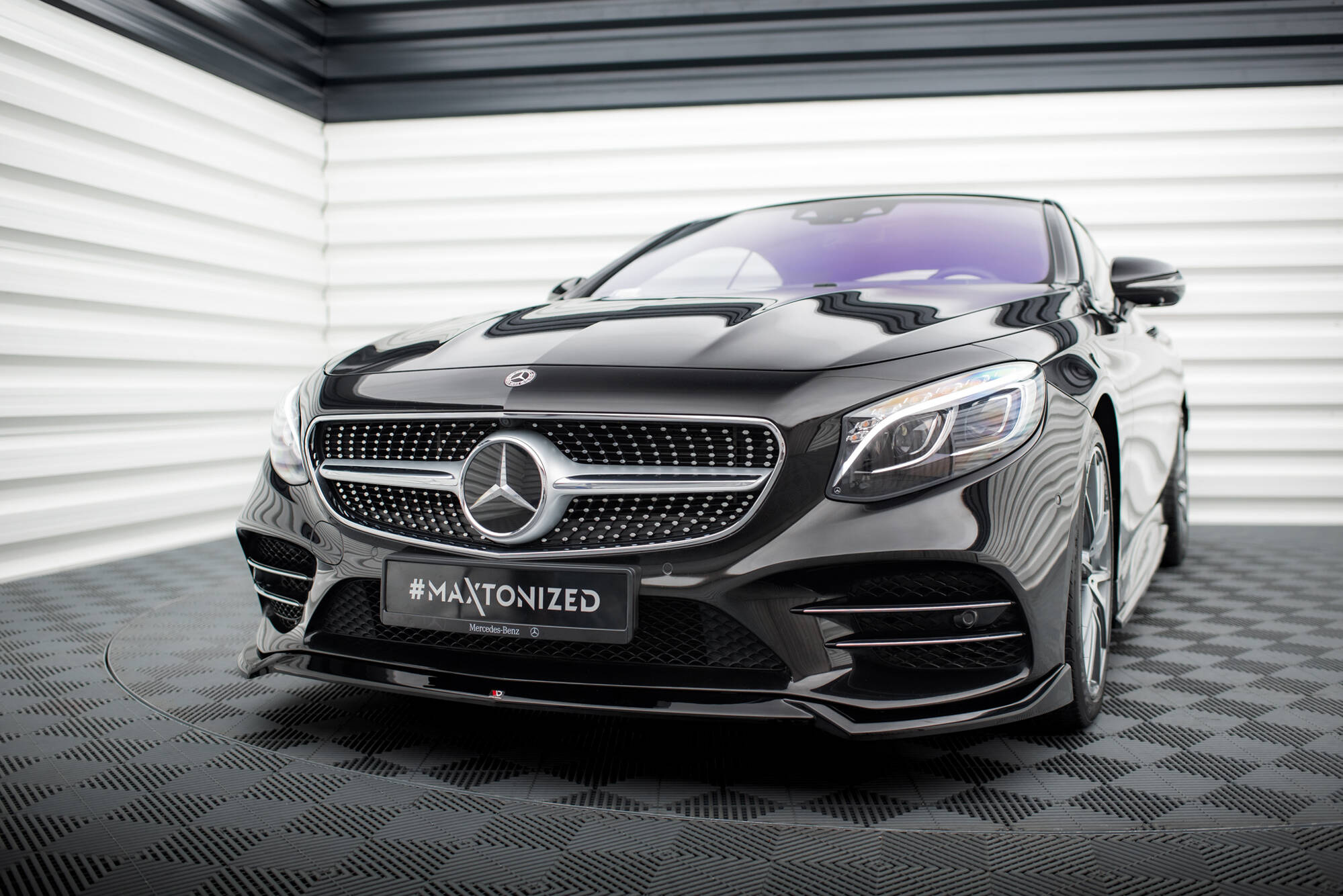 Frontspoiler Mercedes-Benz S Coupe AMG (C217) Facelift 2017 - 2020 | Sport Glossy Black Edition V1