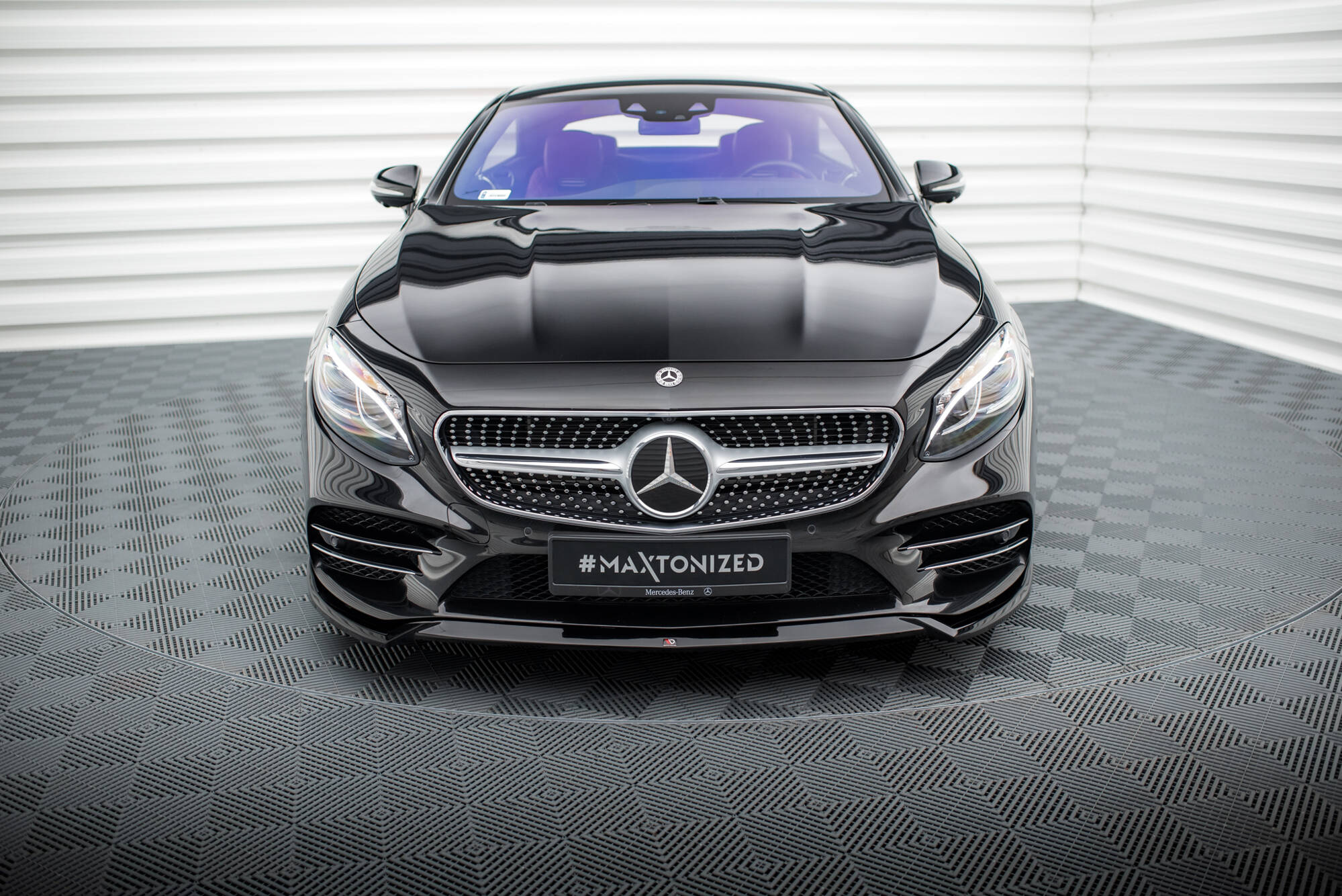 Frontspoiler Mercedes-Benz S Coupe AMG (C217) Facelift 2017 - 2020 | Sport Glossy Black Edition V1 – bilde 2