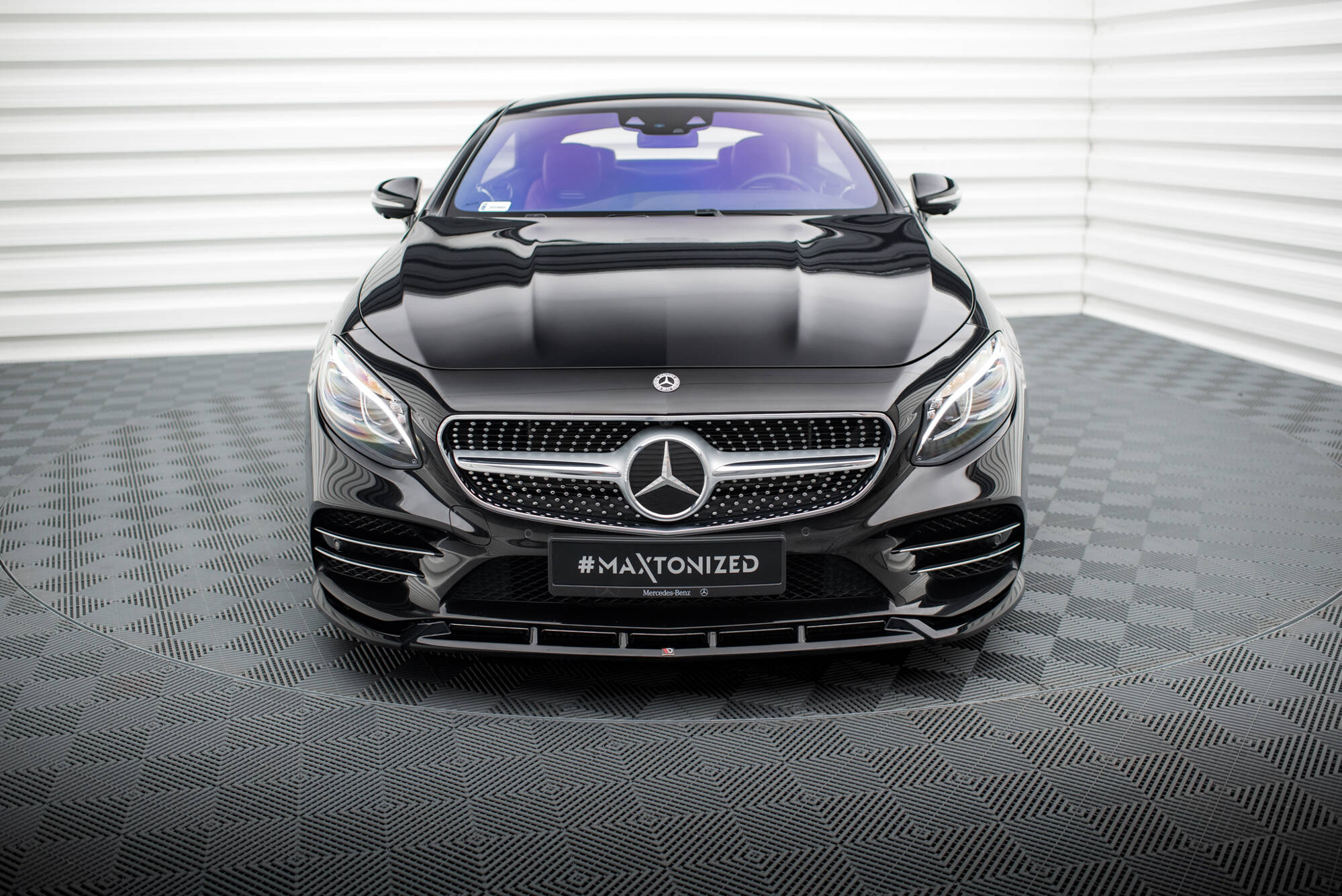 Frontspoiler Mercedes-Benz S Coupe AMG (C217) Facelift 2017 - 2020 | Sport Glossy Black Edition V2 – bilde 2
