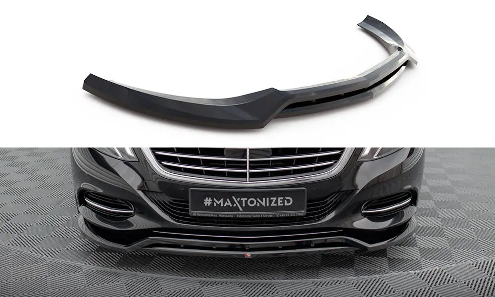 Frontspoiler Mercedes-Benz S (W222) pre-facelift 2013 - 2017 | Glossy Black Edition – bilde 2