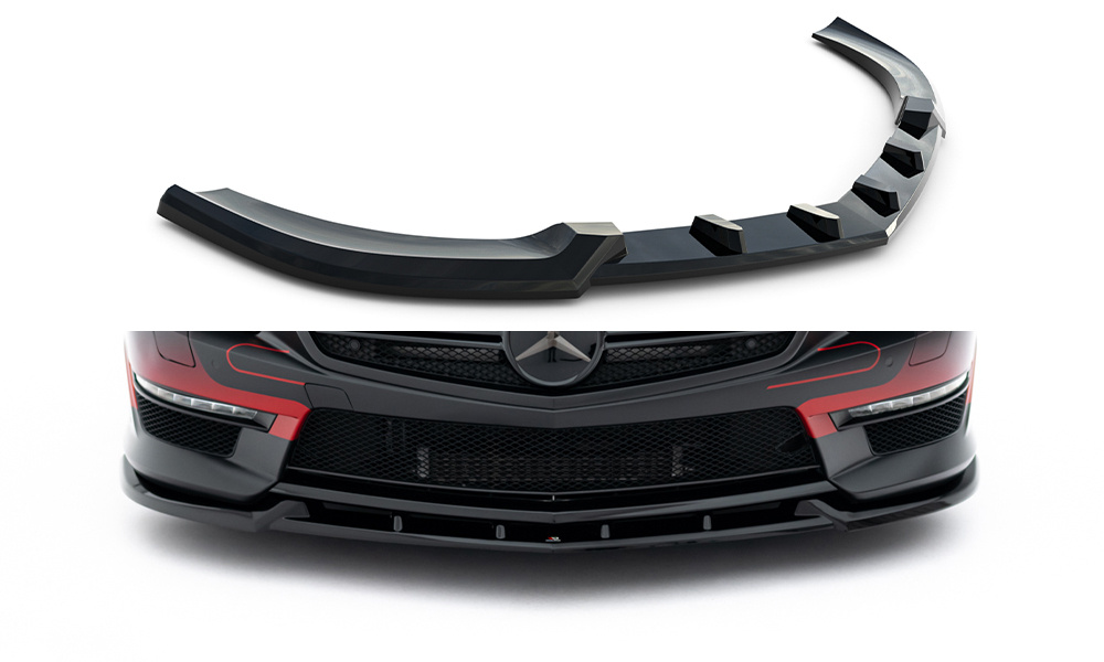 Frontspoiler Mercedes-Benz SL 63 AMG (R231) 2012 - 2016 | V1 Sport Glossy Black Edition
