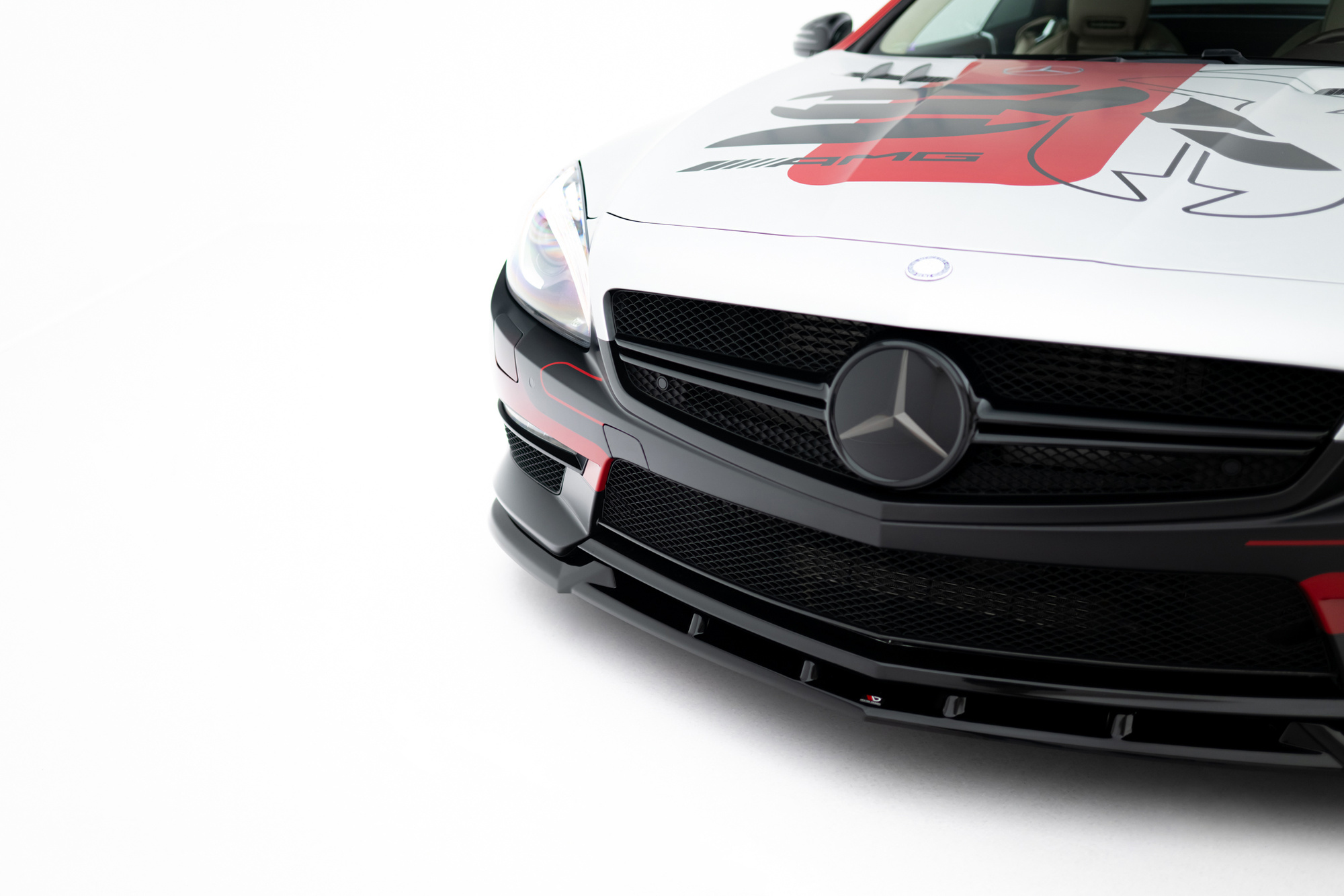 Frontspoiler Mercedes-Benz SL 63 AMG (R231) 2012 - 2016 | V1 Sport Glossy Black Edition – bilde 3