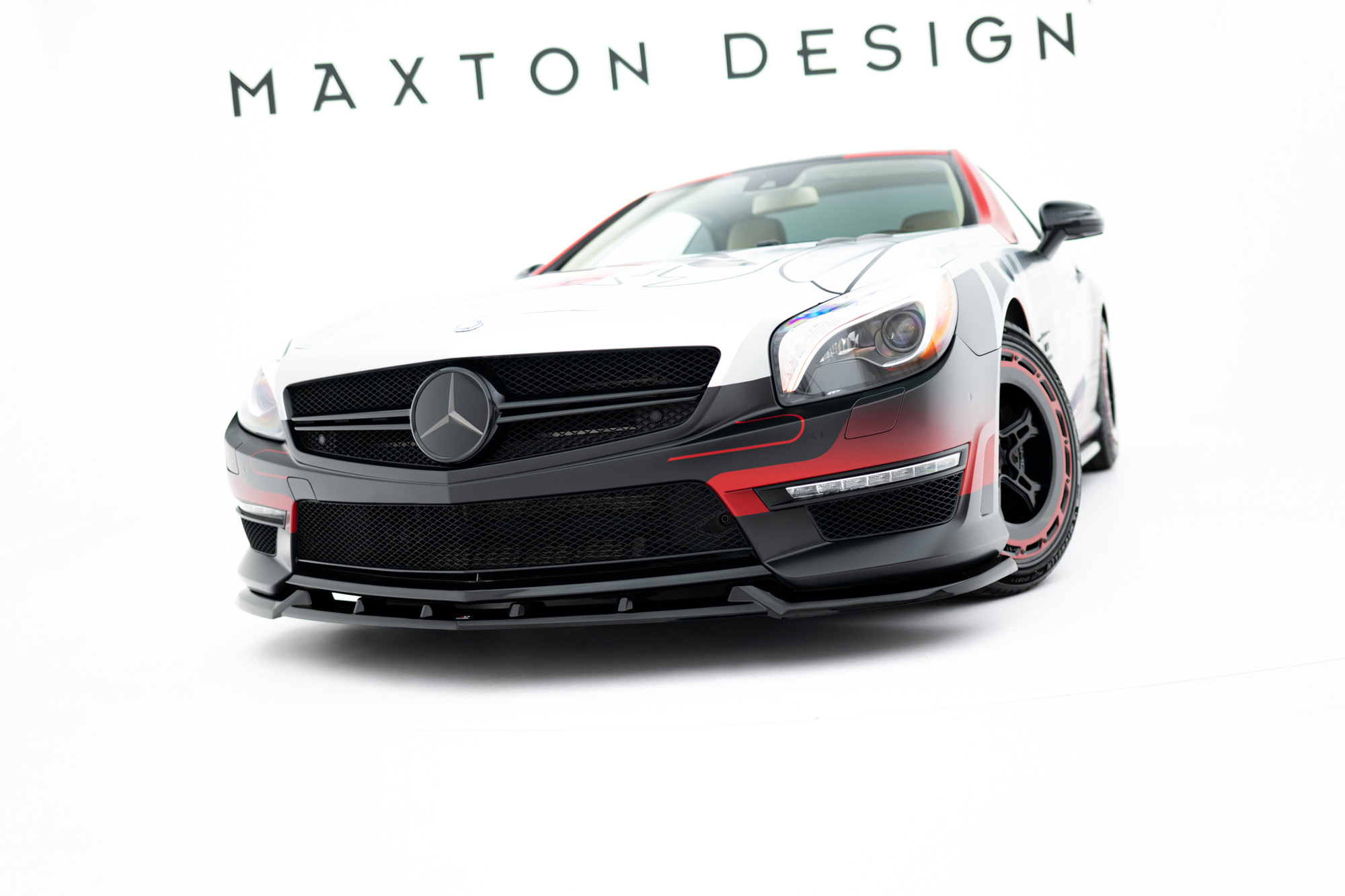 Frontspoiler Mercedes-Benz SL 63 AMG (R231) 2012 - 2016 | V1 Sport Glossy Black Edition – bilde 6