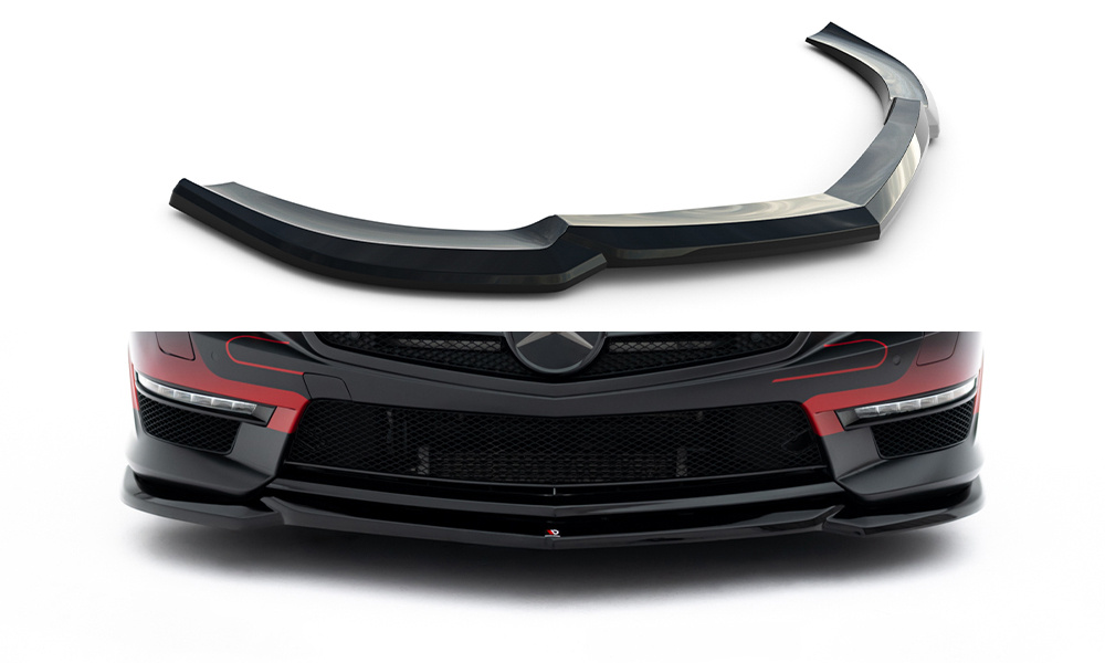 Frontspoiler Mercedes-Benz SL 63 AMG (R231) 2012 - 2016 | V2 Sport Glossy Black Edition