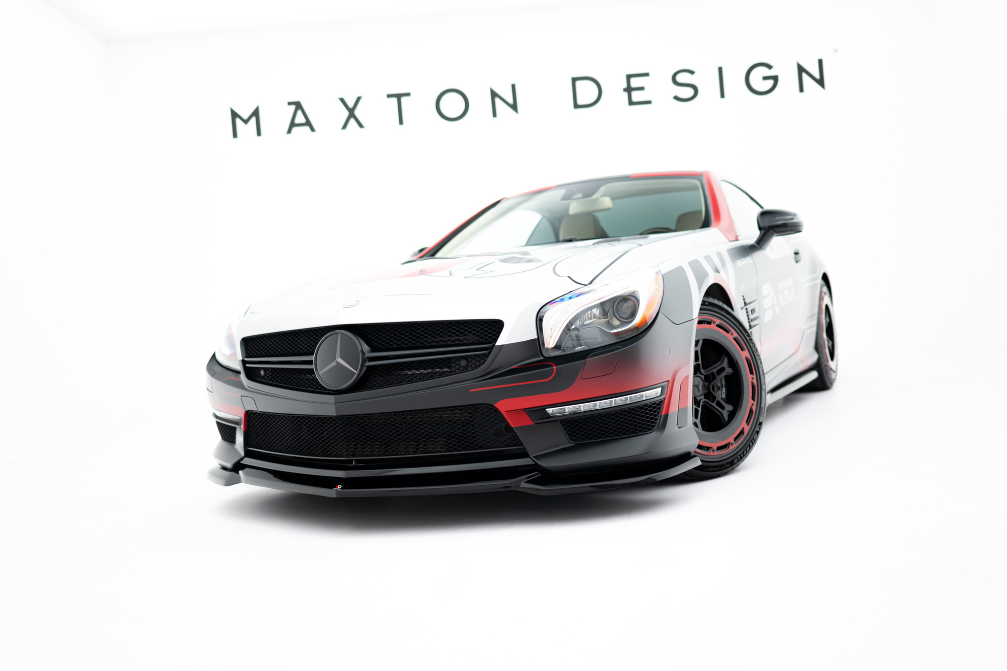 Frontspoiler Mercedes-Benz SL 63 AMG (R231) 2012 - 2016 | V2 Sport Glossy Black Edition – bilde 4