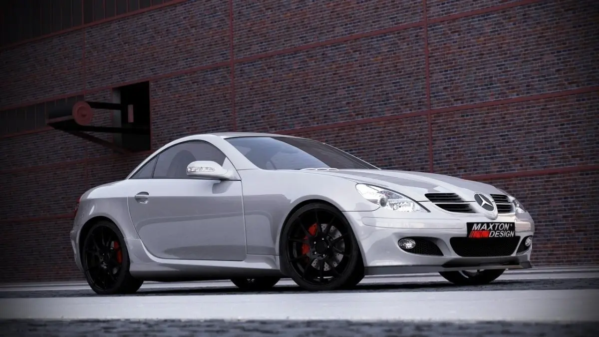 Frontspoiler Mercedes-Benz SLK (R171) 2004-2011 | Glossy Black Edition – bilde 4